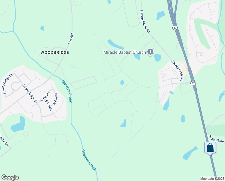 map of restaurants, bars, coffee shops, grocery stores, and more near Palm Drive in Sanford
