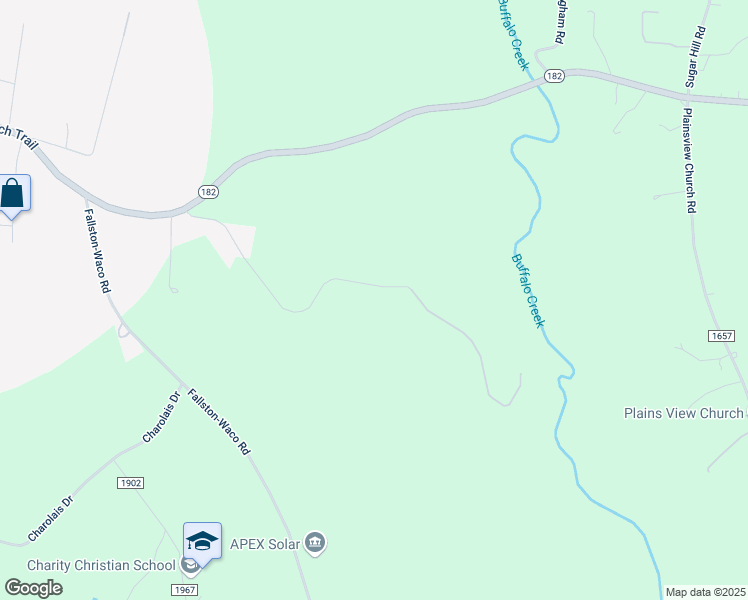 map of restaurants, bars, coffee shops, grocery stores, and more near 160 Pony Barn Road in Lawndale