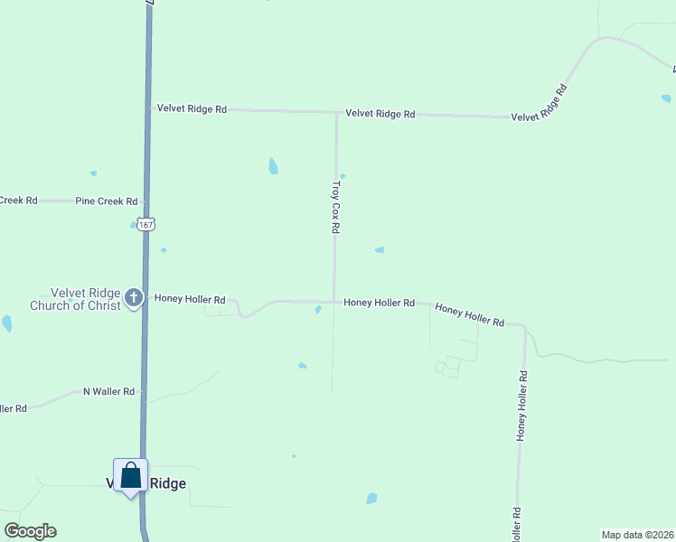 map of restaurants, bars, coffee shops, grocery stores, and more near 171 Troy Cox Road in Bald Knob