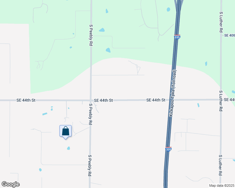 map of restaurants, bars, coffee shops, grocery stores, and more near 18201 Southeast 44th Street in Oklahoma City