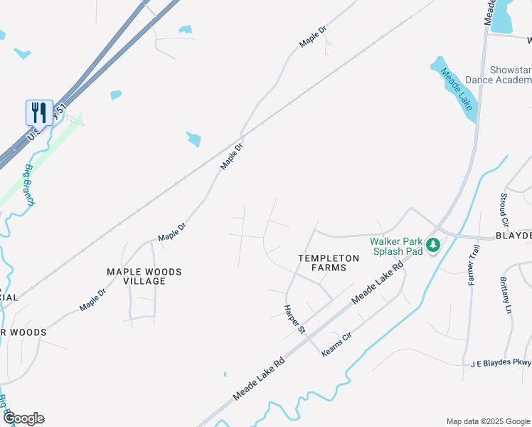 map of restaurants, bars, coffee shops, grocery stores, and more near 429 Julia Ann Drive in Atoka