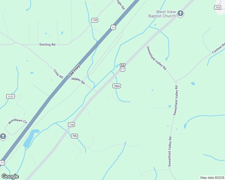 map of restaurants, bars, coffee shops, grocery stores, and more near 115 County Road 7004 in Athens