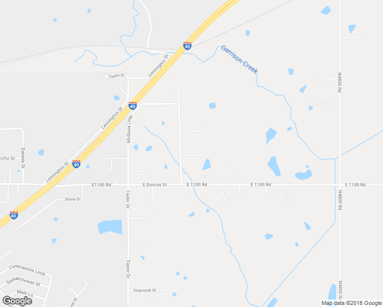 map of restaurants, bars, coffee shops, grocery stores, and more near 109865 McGuire Loop in Roland