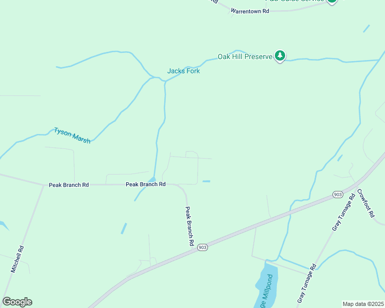 map of restaurants, bars, coffee shops, grocery stores, and more near 350 Peak Branch Road in Snow Hill