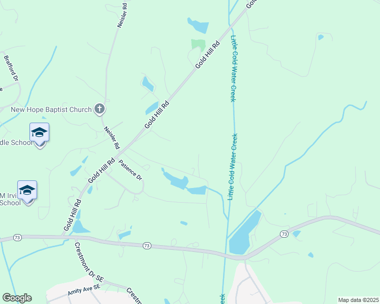map of restaurants, bars, coffee shops, grocery stores, and more near Azalea Road in Concord