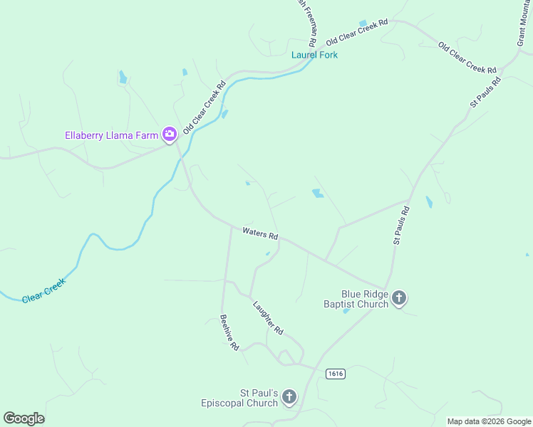 map of restaurants, bars, coffee shops, grocery stores, and more near 432 Waters Road in Hendersonville