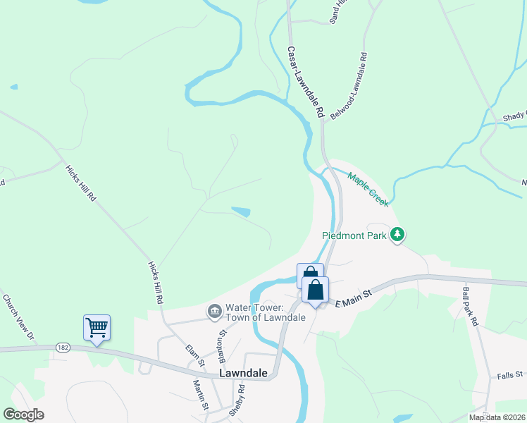 map of restaurants, bars, coffee shops, grocery stores, and more near 164 Dallas Road in Lawndale