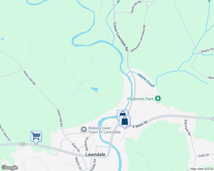 map of restaurants, bars, coffee shops, grocery stores, and more near 164 Dallas Road in Lawndale