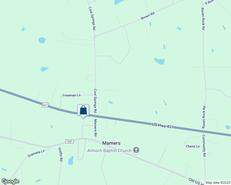 map of restaurants, bars, coffee shops, grocery stores, and more near 120 Starlight Road in Lillington