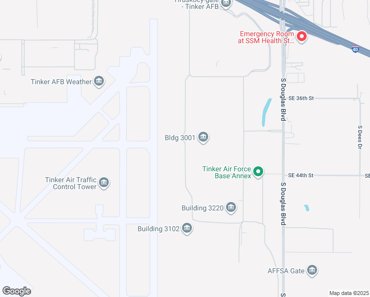 map of restaurants, bars, coffee shops, grocery stores, and more near West Drive in Oklahoma City