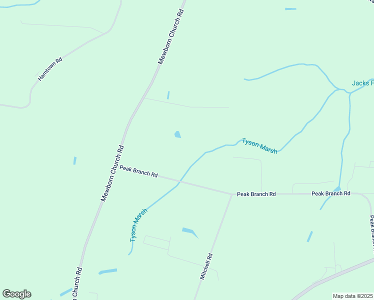 map of restaurants, bars, coffee shops, grocery stores, and more near 1195 Mewborn Church Road in Snow Hill