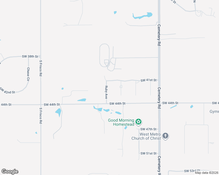 map of restaurants, bars, coffee shops, grocery stores, and more near 4214 Ruby Avenue in Yukon