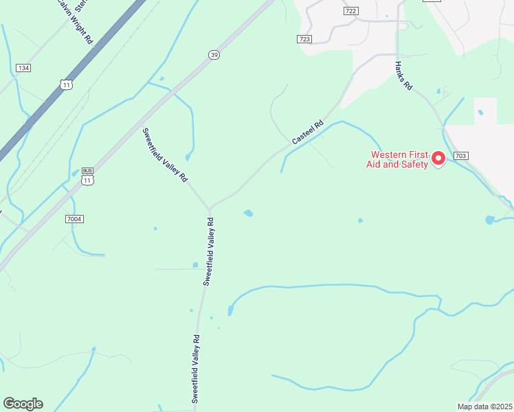 map of restaurants, bars, coffee shops, grocery stores, and more near 241 County Road 704 in Athens