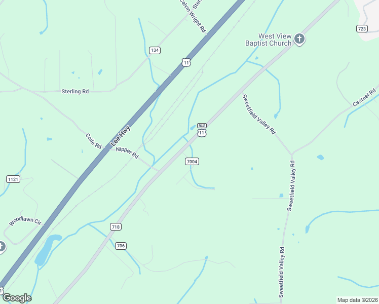 map of restaurants, bars, coffee shops, grocery stores, and more near 105 County Road 7004 in Athens