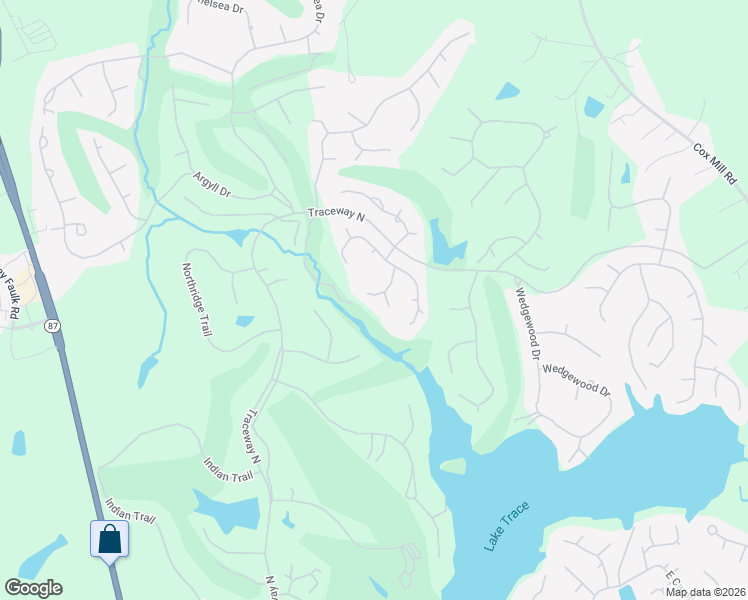 map of restaurants, bars, coffee shops, grocery stores, and more near 3044 Creek Run in Sanford