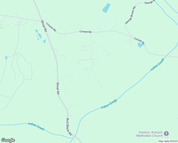 map of restaurants, bars, coffee shops, grocery stores, and more near 2807 Hallman Drive in Crouse