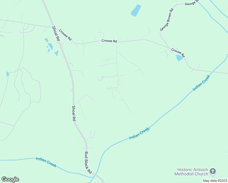 map of restaurants, bars, coffee shops, grocery stores, and more near 2807 Hallman Drive in Crouse