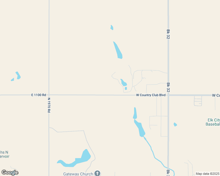 map of restaurants, bars, coffee shops, grocery stores, and more near 4183 West Country Club Boulevard in Elk City