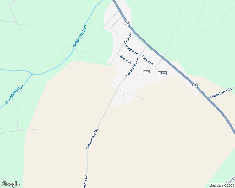 map of restaurants, bars, coffee shops, grocery stores, and more near 463 Greenacres Road in Snow Hill