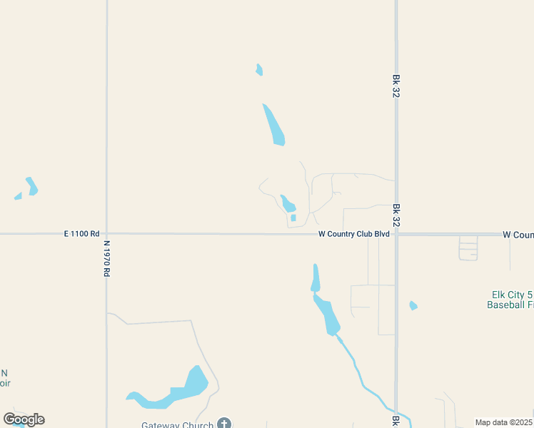 map of restaurants, bars, coffee shops, grocery stores, and more near 4183 West Country Club Boulevard in Elk City