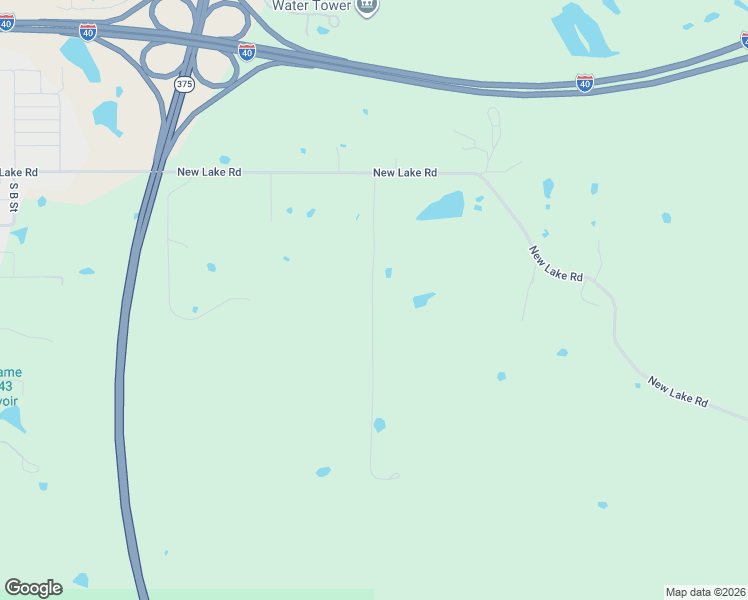map of restaurants, bars, coffee shops, grocery stores, and more near 13030 New Lake Road in Henryetta