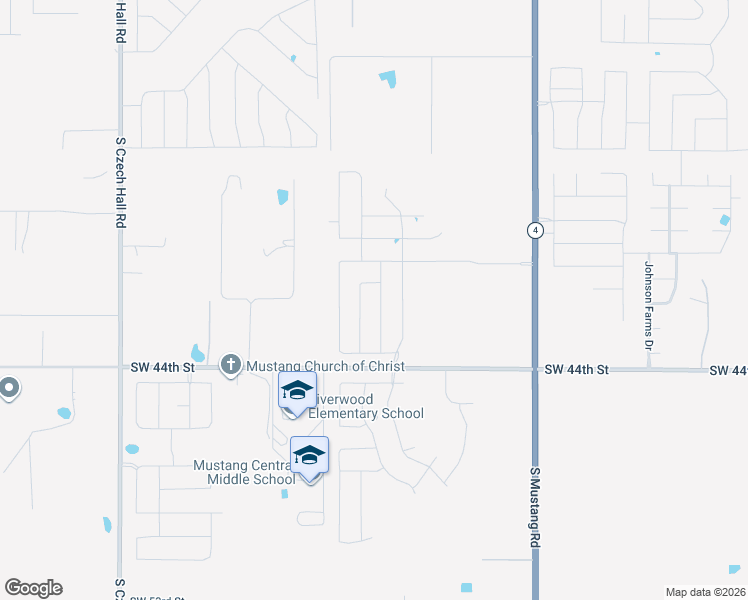 map of restaurants, bars, coffee shops, grocery stores, and more near in Oklahoma City