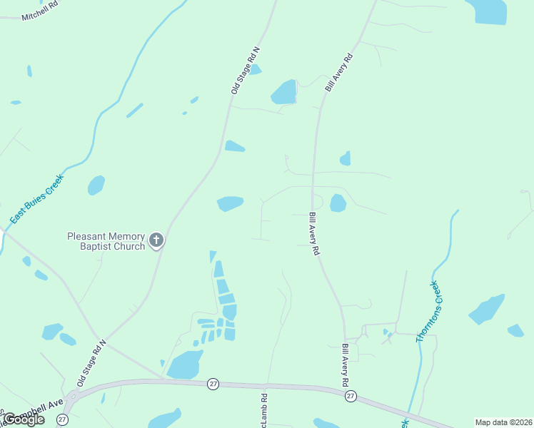 map of restaurants, bars, coffee shops, grocery stores, and more near 40 Rocky Branch Court in Coats