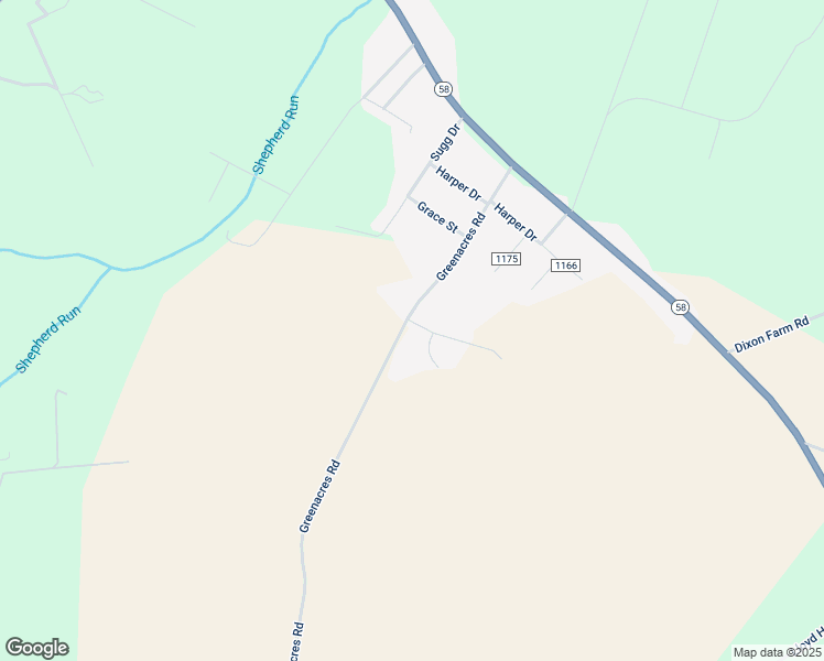 map of restaurants, bars, coffee shops, grocery stores, and more near 443 Greenacres Road in Snow Hill