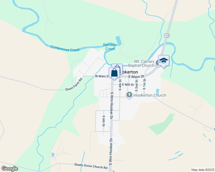 map of restaurants, bars, coffee shops, grocery stores, and more near 109 Mill Street in Snow Hill