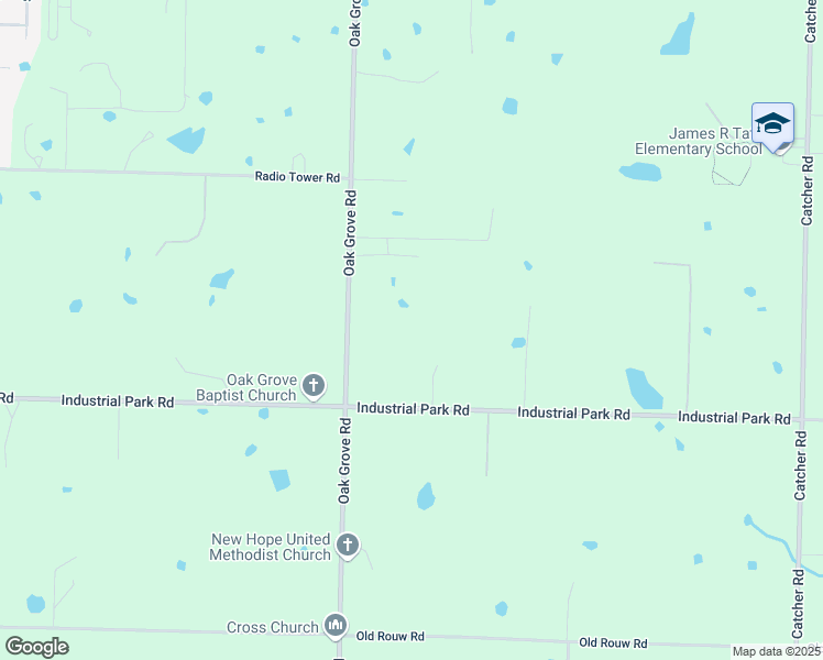 map of restaurants, bars, coffee shops, grocery stores, and more near 731 Oak Grove Road in Van Buren
