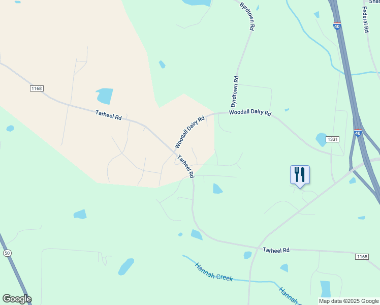 map of restaurants, bars, coffee shops, grocery stores, and more near 95 Mapledale Court in Benson