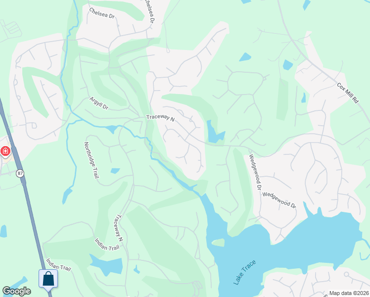 map of restaurants, bars, coffee shops, grocery stores, and more near 3028 Bourbon Street in Sanford