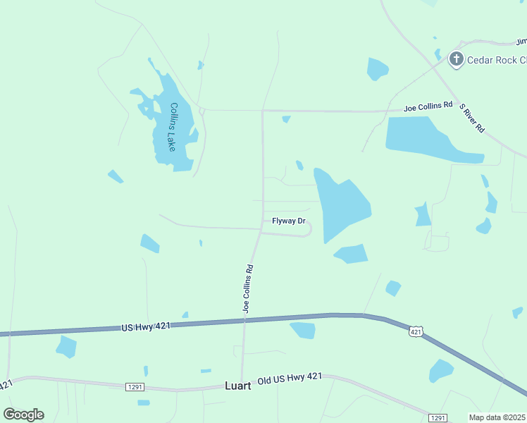 map of restaurants, bars, coffee shops, grocery stores, and more near Joe Collins Road in Harnett County