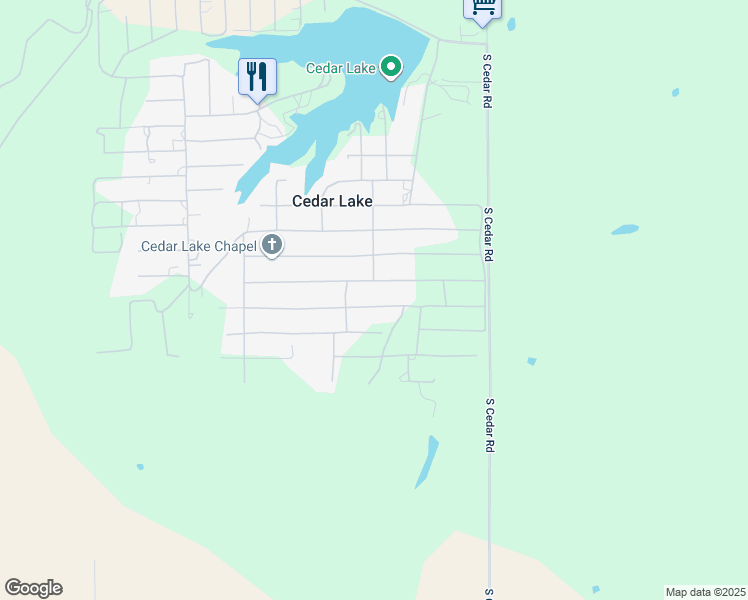 map of restaurants, bars, coffee shops, grocery stores, and more near 21110 East 4th Street in Hinton
