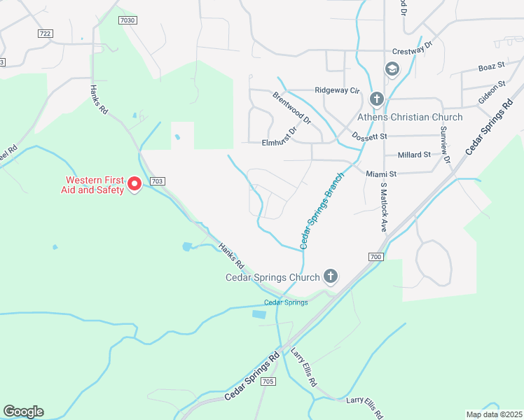 map of restaurants, bars, coffee shops, grocery stores, and more near 1421 Housley Drive in Athens