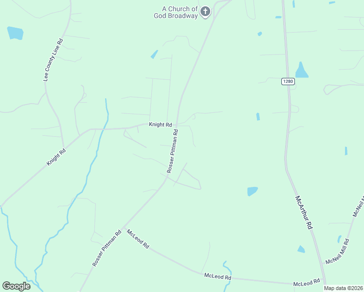 map of restaurants, bars, coffee shops, grocery stores, and more near 1071 Rosser Pittman Road in Broadway