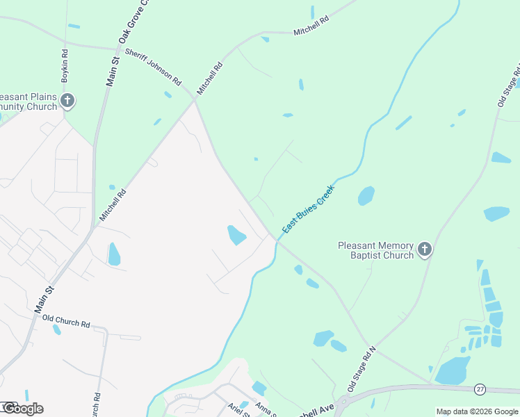 map of restaurants, bars, coffee shops, grocery stores, and more near 912 Sheriff Johnson Road in Lillington