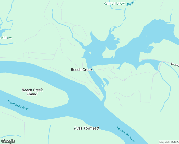 map of restaurants, bars, coffee shops, grocery stores, and more near 195 Tn River Estates Road in Clifton