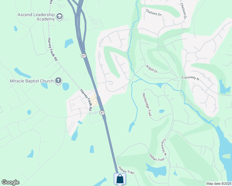 map of restaurants, bars, coffee shops, grocery stores, and more near 3209 Argyll Drive in Sanford