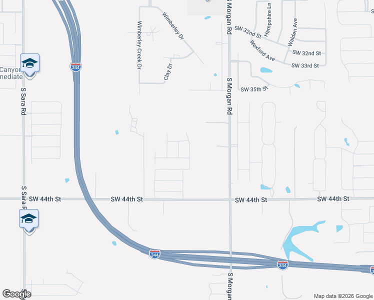 map of restaurants, bars, coffee shops, grocery stores, and more near 4013 Olivia Street in Yukon
