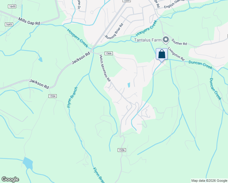 map of restaurants, bars, coffee shops, grocery stores, and more near 35 Garden Way in Fletcher