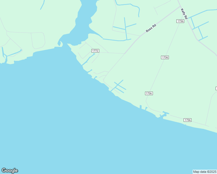 map of restaurants, bars, coffee shops, grocery stores, and more near Ross Road in Beaufort County