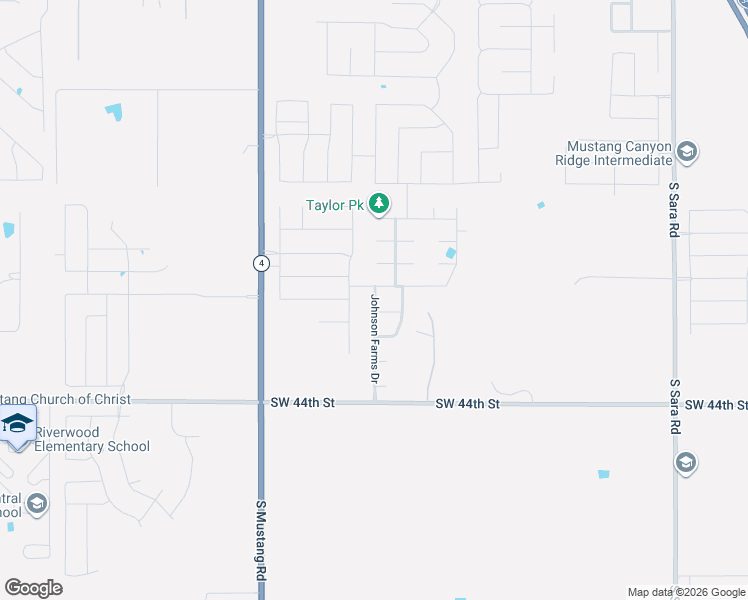map of restaurants, bars, coffee shops, grocery stores, and more near 4200 Saint Augustine Street in Yukon