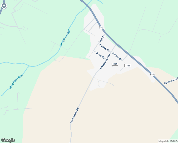 map of restaurants, bars, coffee shops, grocery stores, and more near 386 Green Acres Rd in Snow Hill