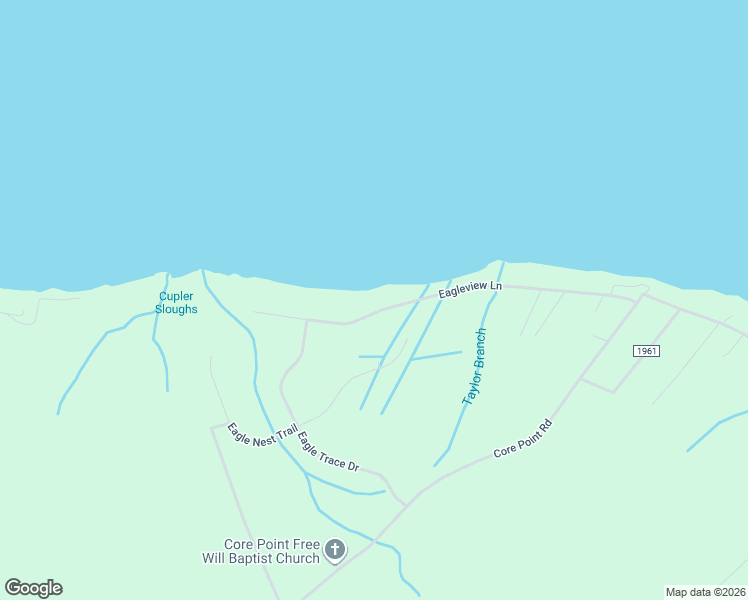 map of restaurants, bars, coffee shops, grocery stores, and more near 159 Eagleview Lane in Blounts Creek