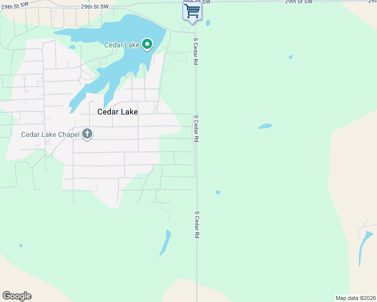 map of restaurants, bars, coffee shops, grocery stores, and more near 20868 East 5th Street in Hinton