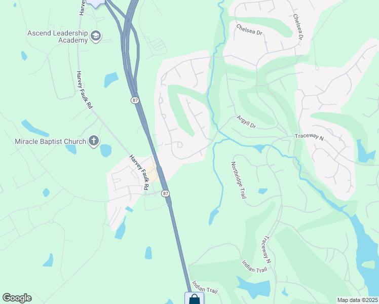 map of restaurants, bars, coffee shops, grocery stores, and more near 3209 Argyll Drive in Sanford