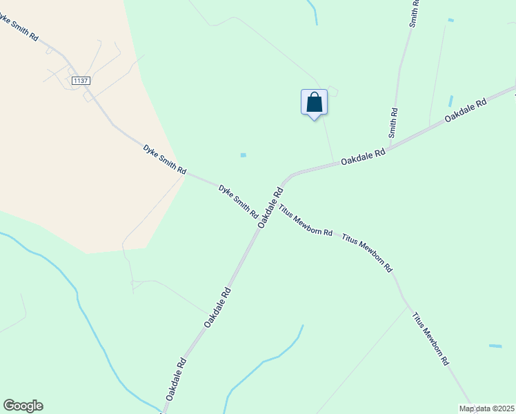 map of restaurants, bars, coffee shops, grocery stores, and more near 2404 Oakdale Road in La Grange