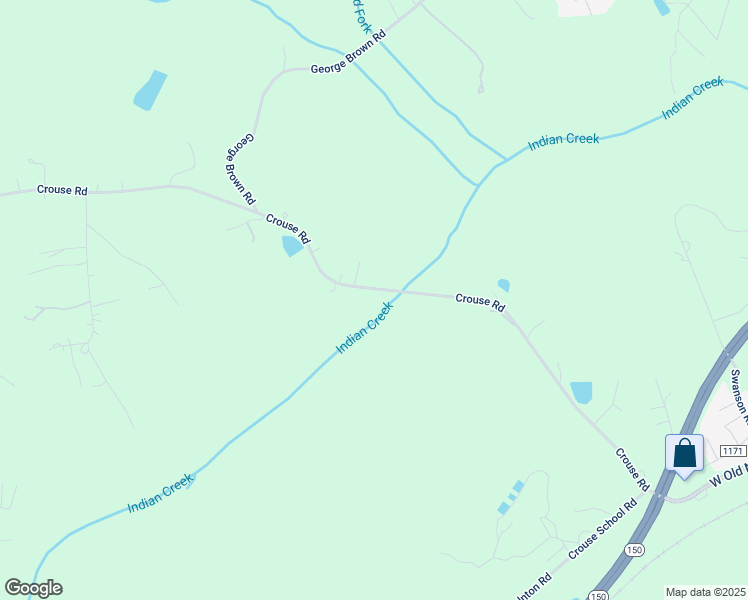 map of restaurants, bars, coffee shops, grocery stores, and more near 4496 Crouse Road in Crouse