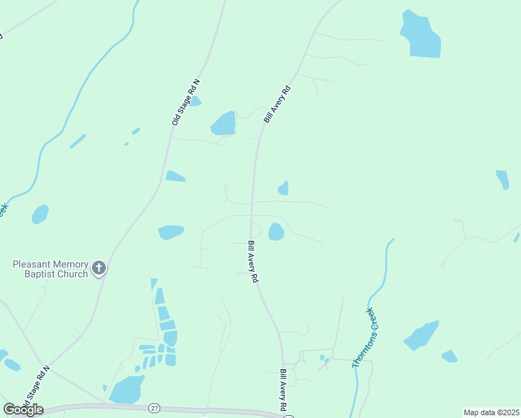 map of restaurants, bars, coffee shops, grocery stores, and more near 760 Bill Avery Road in Coats
